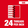 Milwaukee SAE 1 Hex Threading Dies