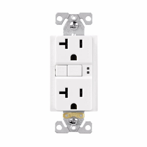 Eaton Cooper Wiring GFCI Receptacle 20A, 125V Ivory (Ivory, 125V)