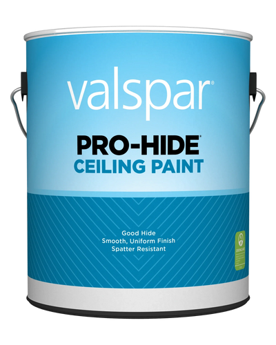 Valspar® Pro-Hide® Ceiling Paint Flat 1 Gallon White (1 Gallon, White)