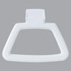 Homz White Polystyrene Towel Ring
