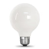 Feit Electric 40W Replacement G25 Soft White Dimmable White Enhance Glass Filament Globe LED (3-Pack)