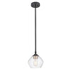 Globe Electric Harrow 1-Light Matte Black Pendant