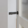 National Hardware Barn Door Lock 5 x 1-1/4 x 3/4, Matte Black