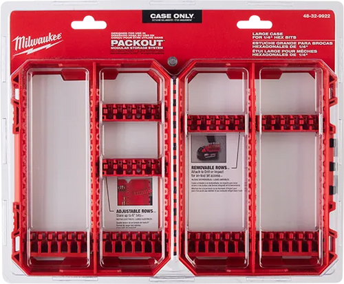 Milwaukee Customizable Large Case for Impact Driver Accessories