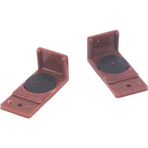 United States Hardware Brown Plastic 1-3/4 Drawer Glide (2-Pack)