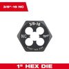 Milwaukee SAE 1 Hex Threading Dies