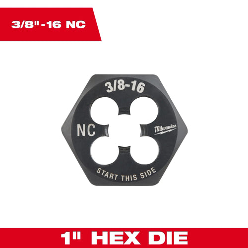 Milwaukee SAE 1 Hex Threading Dies