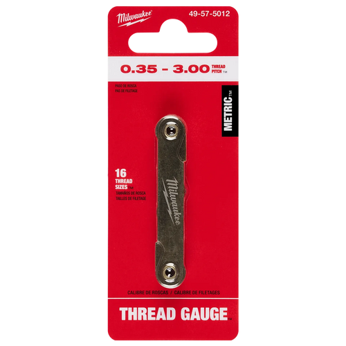 Milwaukee Metric Thread Pitch Gauge