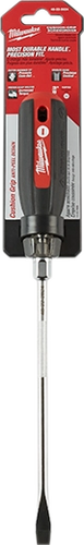 Milwaukee 3/8 Slotted - 8 Cushion Grip Screwdriver