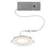 ETi Solid State Lighting 4″ LowPro Canless Direct Mount Downlight 5-CCT Color Preference® & Nightlight