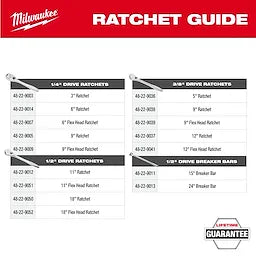 Milwaukee 1/2 Drive 9/16 SAE 6-Point Deep Socket with FOUR FLAT™ Sides