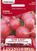 Livingston Radish Cherry Belle Seed