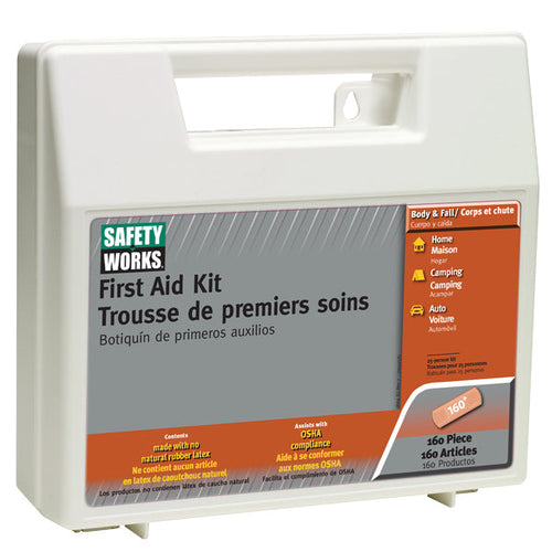 SAFETY WORKS 160-piece First Aid Kit
