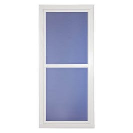 Easy Vent Selection Storm Door, Full-View Glass, White, 36 x 81-In.