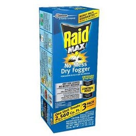 Max No Mess Dry Fogger, 1.27-oz., 3-Pk.