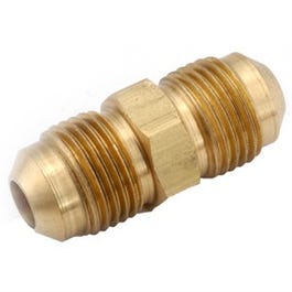 Pipe Fitting, Flare Union, Lead-Free Brass, 1/2-In.