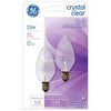 2-Pk., 15-Watt Clear Light Bulbs