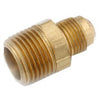 Pipe Fittings, Flare Connector, Lead Free Brass, 3/8 x 1/4-In. MPT