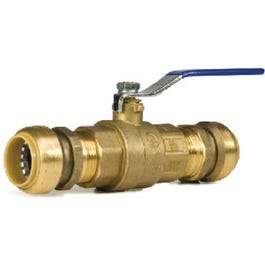 Push On Ball Valve, Low Lead, .75-In.