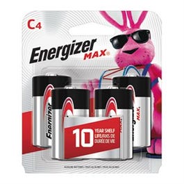 MAX Alkaline Batteries, C, 4-Pk.
