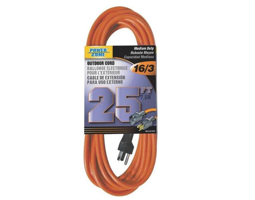 Power Zone Outer Door Extension Cord, 25'