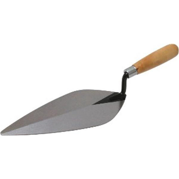 Marshalltown London Pattern Brick Trowel, 4-3/4 in W x 10 in L, Tool Steel