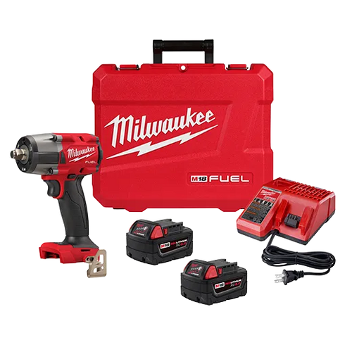 Milwaukee M18 FUEL™ 1/2  Mid-Torque Impact Wrench w/ Friction Ring Kit