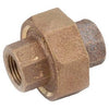 Pipe Fitting, Red Brass Union, Lead Free, 3/4-In.