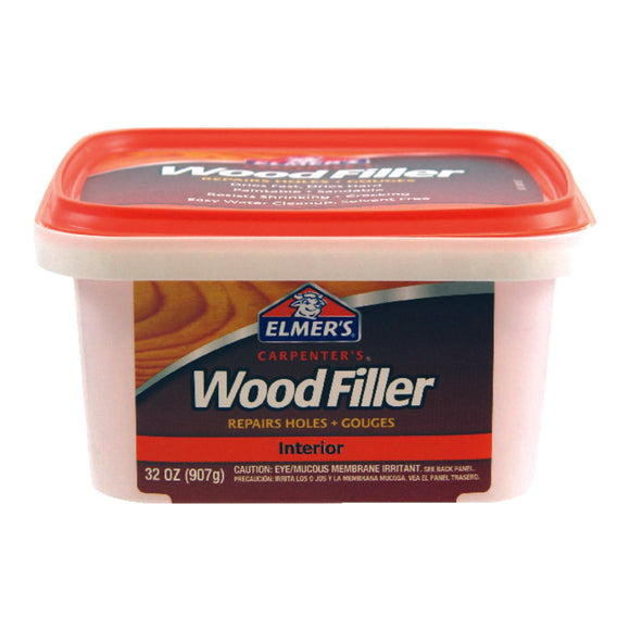 Elmer's E842L Carpenter's Light Brown Wood Filler 32 oz (32 Oz)