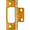 2-Pk., 3-In. Dull Brass Non-Mortise Hinges