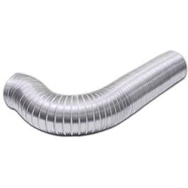 Flexible Duct Pipe, Aluminum, 4-In. x 8-Ft.