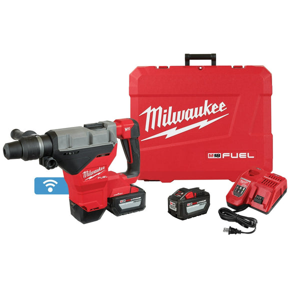 M18 FUEL™ 1-3/4 in. SDS Max Rotary Hammer with One Key™ Two HD12.0 Battery Kit