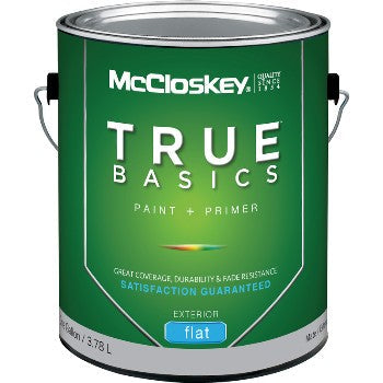 Valspar/McCloskey 080.0024551.007 Exterior Latex Flat Paint, Pastel Base ~ Gal