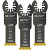 Imperial Blades 1-1/4 In. ONE FIT Titanium STORM Wood/Metal Oscillating Blade (3-Pack)