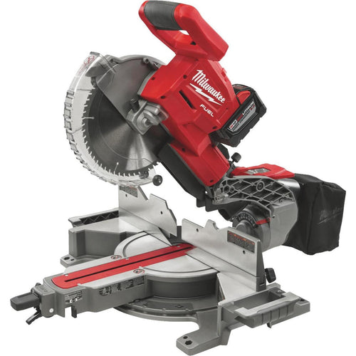 Milwaukee M18 FUEL 18-Volt Lithium-Ion Brushless 10 In. Dual Bevel Sliding Compound Miter Saw Kit