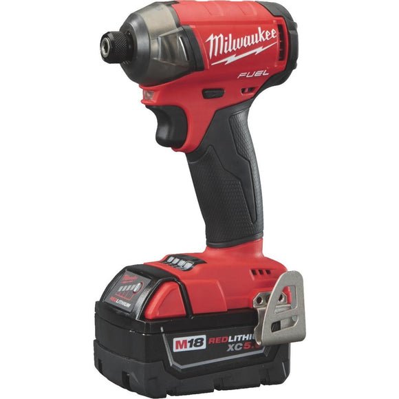 Milwaukee M18 FUEL SURGE 18 Volt Lithium-Ion Brushless 1/4 In. Hex Hydraulic Cordless Impact Driver Kit
