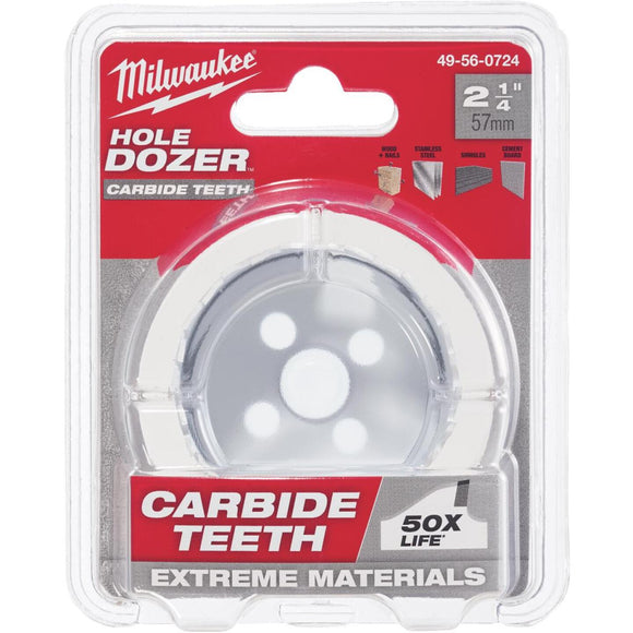 Milwaukee Hole Dozer 2-1/4 In. Hole Saw with Carbide Teeth