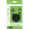 GetPower 3 Ft. Black USB to Micro USB Flat Charge/Sync Cable