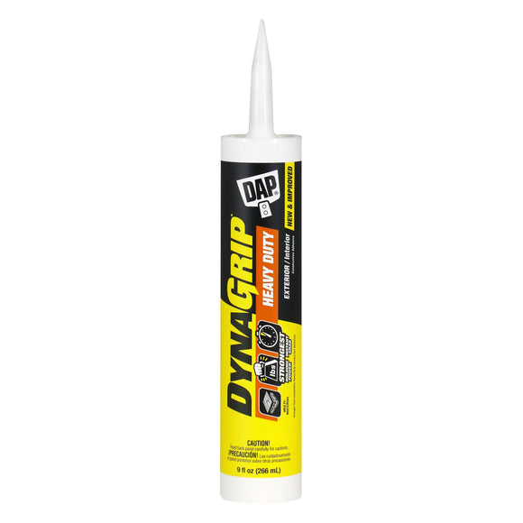 Dap DYNAGRIP® Heavy Duty Construction Adhesive, 9 oz. White
