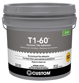 Custom Building Products T1-60™ Economical Tile Adhesive  3.5 Gallon (3.5 Gallon)